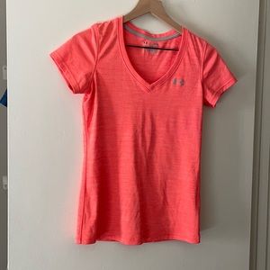 Under armour neon tshirt